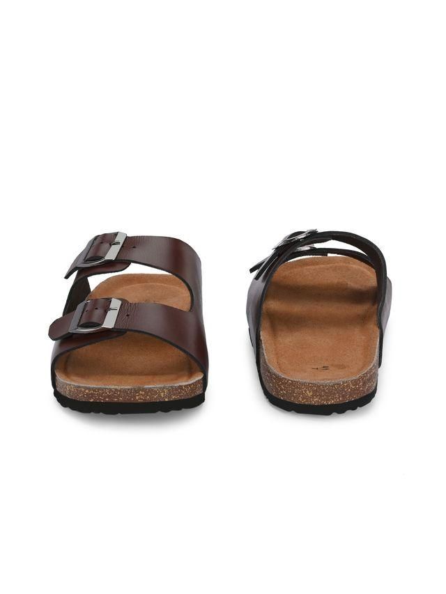 Brown Occasion Leather Sandal
