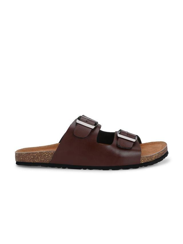 Brown Occasion Leather Sandal