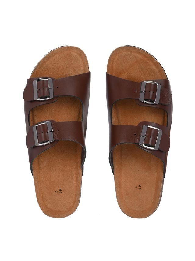 Brown Occasion Leather Sandal